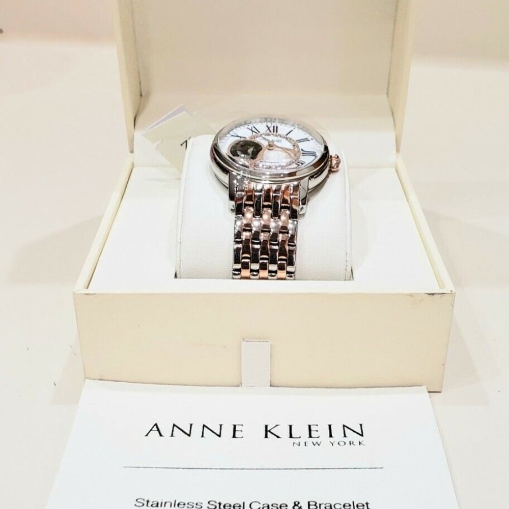 $249.99 MSRP| Anne Klein New York MOP Ladies Automatic Watch 12/2339MPRT